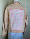 Cantaloupe Denim Sequined jacket / XL